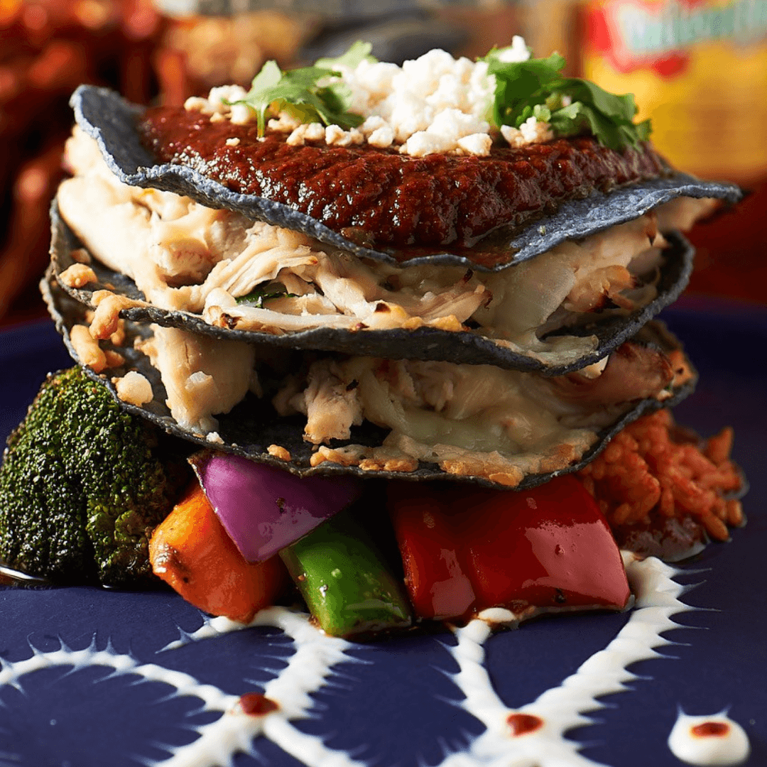 Coyotes Southwestern Grill - Banff, Alberta - Blue Corn Enchilada